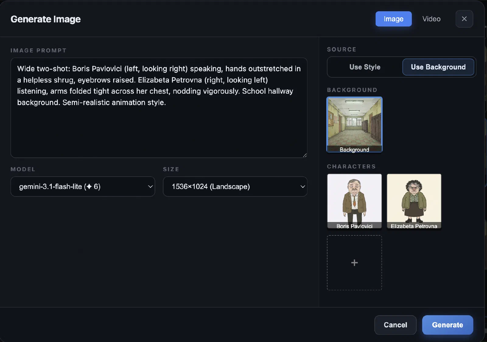 AI image generation and editing — Planetanium screenshot